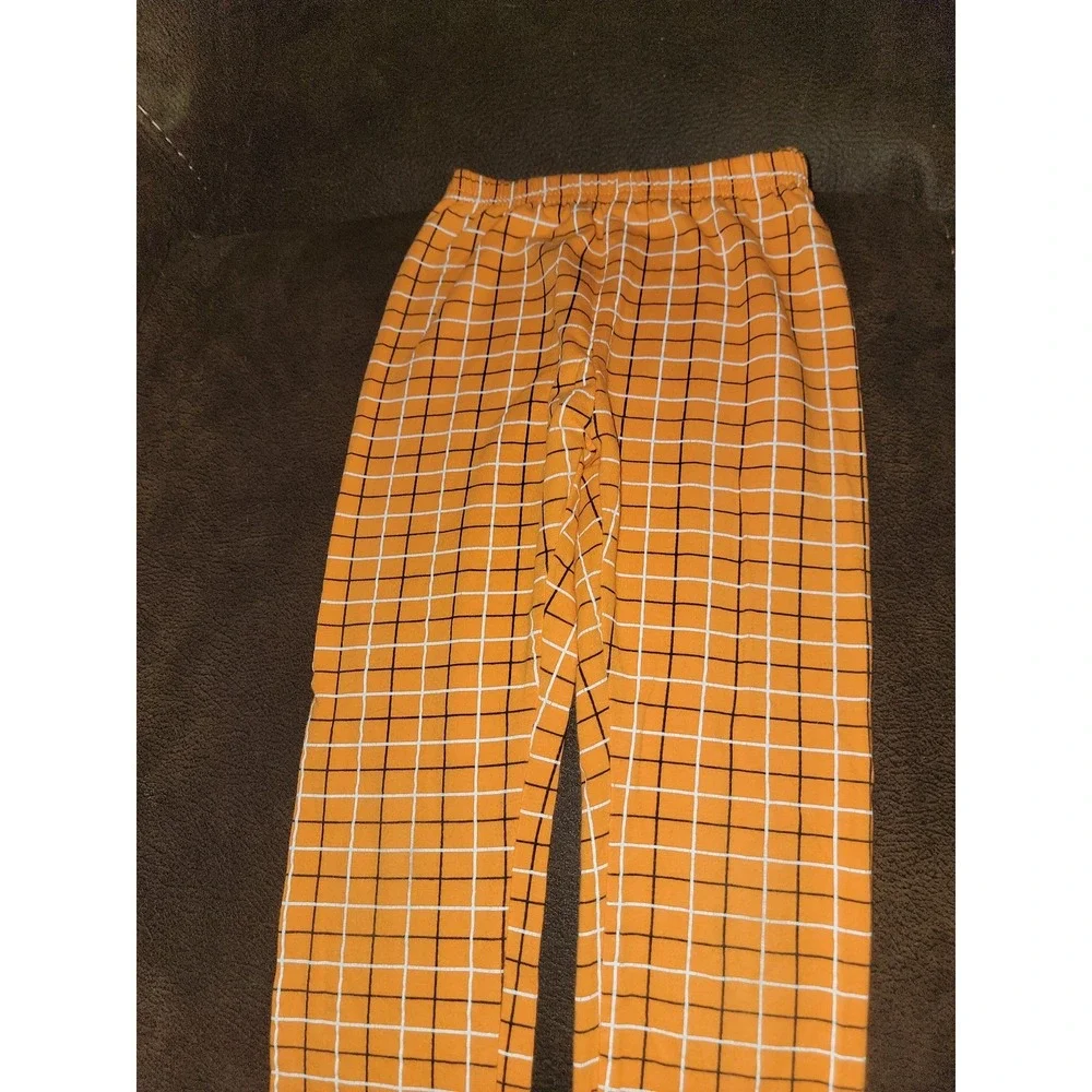Boutique fall autumn Halloween cat top and leggings size large fits like 4 5